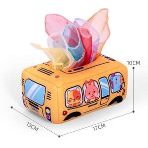 Boîte à mouchoirs Montessori pour activités éducatives et sensorielles, jouets pour enfants de 0 à 6 12 mois - Product Image 6