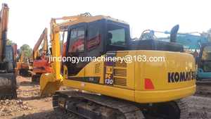 Excavadora Usada KOMATSU Modelo PC130, 13 Toneladas de Peso Operativo, Componentes Principales: Motor y Caja de Cambios, en Venta - Product Image 3