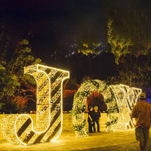 2026 180cm IP65 thắp sáng nhựa PVC chất liệu giáng sinh Mr Bear check-in đạo cụ cho lễ hội sử dụng - Product Image 3