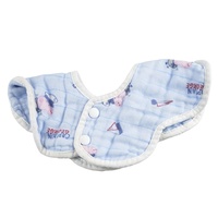 Bavoirs pour bébé en coton biologique imprimés mignons, best-seller de l'usine Fuying