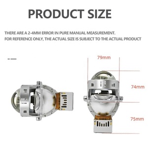 IDISON T4J argent 3 pouces projecteur Laser systèmes d'éclairage automatique 73W 6500k droit changement <span class=keywords><strong>prix</strong></span> réparation projecteur lentille phare X5 - Product Image 3