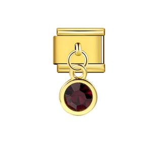 Accesorios DIY: Pulsera de Acero Inoxidable con Dijes Modulares Italianos Hechos a Mano, Elásticos, Esmaltados, con Piedra de Nacimiento, Venta al por Mayor - Product Image 4