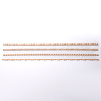 Cinturón de Perlas de Haya Alemana con Relieve Dongyang y Patrón de Calabaza Semicircular Personalizado, Estilo Americano Moderno Minimalista de Lujo