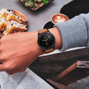 Dây Đeo Đồng Hồ Thiết Kế Mới Cho Samsung Galaxy Watch 4 Vòng Đeo Tay Kiểu Đuôi Dao 44Mm 40Mm Dây Đeo Bằng Da Thật - Product Image 5
