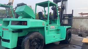 Low Mileage Second Hand Mitsubishi FD150 Forklift Smooth Transmission & Hydraulics - Product Image 6