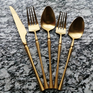 Ensembles de <span class=keywords><strong>couverts</strong></span> de luxe en acier inoxydable de haute qualité vaisselle à taille fine logo <span class=keywords><strong>personnalisé</strong></span> - Product Image 3