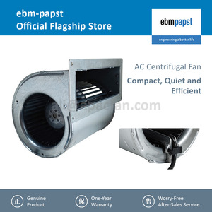 Ventilateur de refroidissement turbo à convertisseur de fréquence D2E133-AM47-23 133mm 230VAC 135/190W 2400/1500RPM 0.6/0.84A, pales en tôle d'acier, AC OEM, roulement à billes - Product Image 2