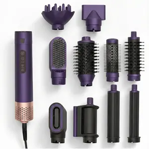 6 en 1 Styler <span class=keywords><strong>sèche</strong></span>-<span class=keywords><strong>cheveux</strong></span> une étape <span class=keywords><strong>sèche</strong></span>-<span class=keywords><strong>cheveux</strong></span> professionnel lisseur bigoudi outils de coiffure brosse à Air chaud Wrap Styler - Product Image 6