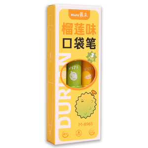 1/3 Pezzi Penna Gel Nera in Plastica Multicolore Blu ad Asciugatura Rapida, Profumata al Durian, Scrittura Fluida 0.5mm, Cancelleria per Ufficio e Studio per Bambini - Product Image 5