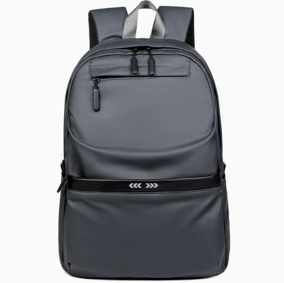 Multi-functional Fashion PU Leather Waterproof Zipper Closure Large Capacity Unisex Backpack School Business Commuting Polyester