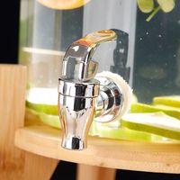 Réservoir de fermentation en verre borosilicate de haute qualité de 5 L, 7,5 L, 10 L, pour boissons, jus, eau, avec robinet et couvercle en bambou