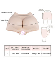 Pantalones con Relleno de Silicona para Glúteos y Cadera de 2.2cm para Mujeres y Travestis, con Vagina Artificial, en Venta