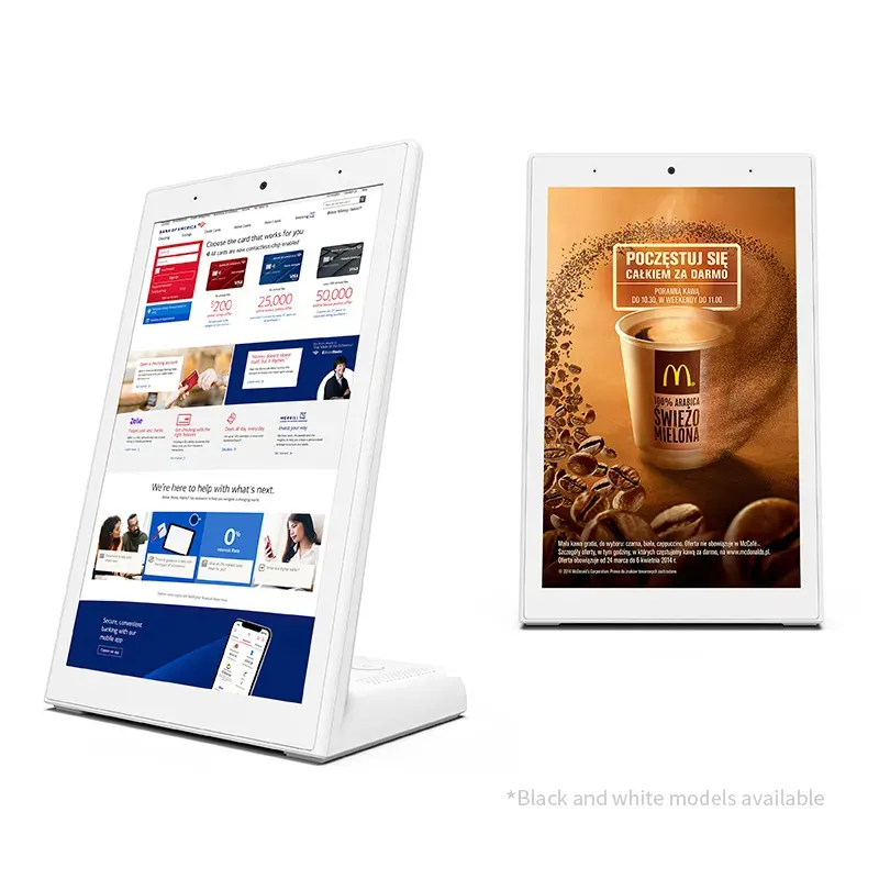 Kunden-Feedback 10,1 Zoll vertikaler Touchscreen-Typ All-in-One-Computer interaktives POS-Tablett-PC