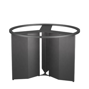 5 Mảnh Ăn Đặt Bàn Tròn Phòng Ăn Bắc Âu Ngoài Trời Ăn Đặt Bàn Tròn Cong Ăn Uống Băng Ghế Dự Bị Cơ Sở Cho Bàn Tròn - Product Image 6