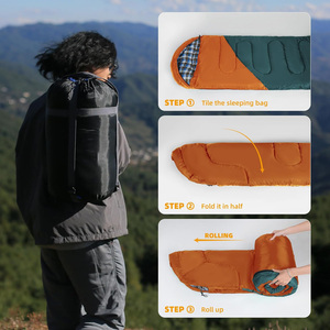 Saco <span class=keywords><strong>de</strong></span> Dormir para Camping <span class=keywords><strong>de</strong></span> <span class=keywords><strong>Dos</strong></span> Tonos, Elegante y en Oferta, para Todas las Estaciones, para Dormir Cómodamente al Aire Libre - Product Image 3