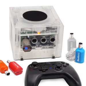 Transparent Black BlueRetro Motor Eor Nintend <strong>Gamecube</strong> Console Wireless Controllers <strong>Adapter</strong> NGC - Product Image 6