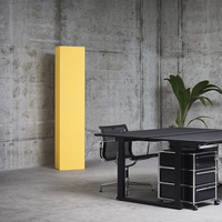Panneau acoustique ignifuge en polyester à NRC élevé 0,95 pour équipement de studio musical, panneau d'absorption acoustique en feutre PET, prix d'usine