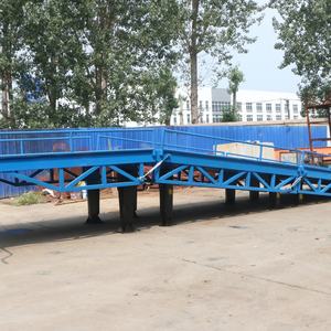 6टन ~ 15 टन आईएसओ मोबाइल हाइड्रोलिक कंटेनर डॉक लोडिंग रैंप ट्रक फोर्कलिफ्ट यांत्रिक लिफ्टिंग लोडिंग रैंप ट्रक - Product Image 5