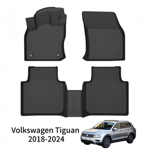 <span class=keywords><strong>Tappetini</strong></span> Auto 3 Pezzi, Tappeti 3D in TPE per Interni Auto, Accessori Decorativi per Volkswagen <span class=keywords><strong>Tiguan</strong></span> 2018-2024 - Product Image 1