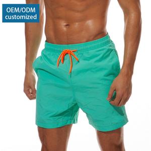 กางเกงว่ายน้ำผู้ชายผ้าสแปนเด็กซ์โพลีเอสเตอร์แบบแห้งเร็ว กางเกงขาสั้นออกกำลังกาย ชุดว่ายน้ำชายหาดลำลอง กางเกงชายหาดสำหรับเล่นกีฬา - Product Image 5