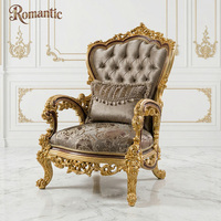 Ensemble de canapés de luxe élégant bordeaux et doré, canapé turc en bois sculpté royal avec table basse pour grand ensemble d'intérieur de villa