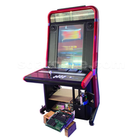 Machine d'arcade de combat à monnayeur 2 joueurs 18 bits avec écran 1080p de 32 pouces, commandes Sanwa et jeux multiples