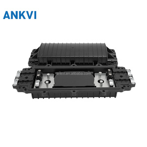 กล่องต่อสายไฟเบอร์ออปติกแบบแนวนอน XRT-002 144 คอร์ กล่องเชื่อมสายไฟเบอร์ออปติก IP65 ABS ซีลแบบกลไก 2 เข้า 2 ออก - Product Image 1