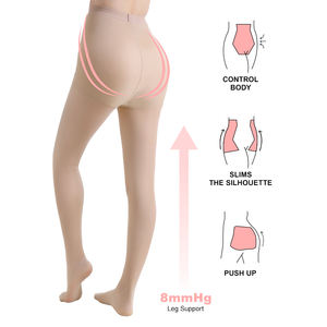 Collants de compression pour femmes, transparents, ultra-fins, invisibles, à pression douce, pour la thérapie et la gym - Product Image 1