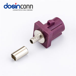 Adaptateur d'antenne <span class=keywords><strong>autoradio</strong></span> Fakra - Connecteur radio FM AM - Convertisseur de prise d'antenne Fakra SMB vers <span class=keywords><strong>DIN</strong></span> pour récepteur de voiture - Product Image 3