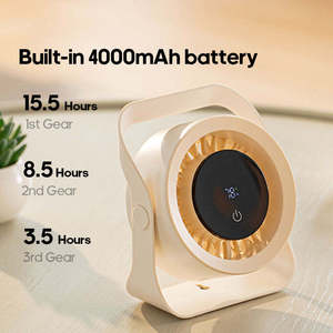 K50 2025 พัดลมตั้งโต๊ะ USB ขนาดเล็ก ลมแรง เสียงเบา พัดลมตั้งโต๊ะขนาดเล็ก พัดลมตั้งโต๊ะ - Product Image 5