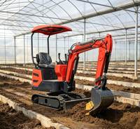 Mini-excavatrice multifonctionnelle, pelle compacte sur chenilles, machine de construction pour l'aménagement paysager, de haute qualité et longue durée de vie