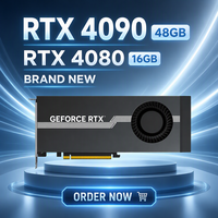 Kartu Grafis RTX 4090 48GB RTX 4080 16GB GPU Workstation Multi-Display 8K OEM Grosir Kartu Video dalam Jumlah Besar