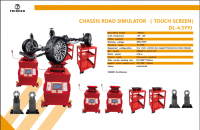 Machine de test de suspension automobile en vente chaude, rotation de la tête, détection de bruit anormal du châssis de la voiture, machine de réparation de secoueur de voiture