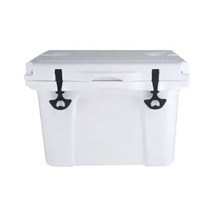 Rotomolded Cooler Box Ice Chest Cooler Box with Lock Wheel/hard Coolers Keep Food Fresh Perfect for Fishing Boating Insulated