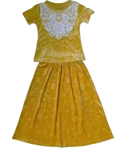 女の子のための花のドレスを吸う子供卸売夏の新生児服印刷半袖ブティックの女の子のドレス赤ちゃんの布