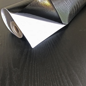 3d Nero A Strisce di Legno Del Grano Eall Adesivo Da Tavolo/Porta/Cabinet/<span class=keywords><strong>Mobili</strong></span> Ristrutturazione Adesivo Impermeabile di Auto-adesivo carta da parati - Product Image 5