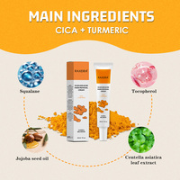 Crème anti-acné au curcuma à marque privée pour le visage, réparation des boutons, éclaircissement, réduction des cicatrices d'acné, uniformisation du teint