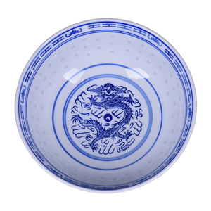 Tazón de Ramen de Porcelana Celadon Azul y Blanco Retro de Jingdezhen, Ecológico, al por Mayor, con Logotipo Personalizado para Uso en Restaurantes - Product Image 1