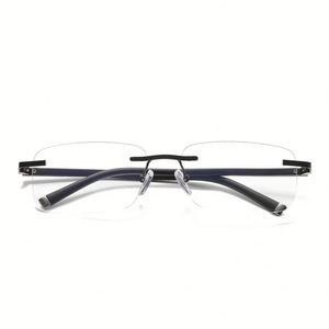 Gafas de Lectura Progresivas Multifocales con Filtro de Luz Azul, Sin Montura, Unisex, Personalizables con Logotipo, 2025 - Product Image 3