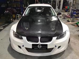 Capó de Motor de Fibra de Carbono Estilo V para <span class=keywords><strong>BMW</strong></span> Serie 3 <span class=keywords><strong>E90</strong></span> E92 E93, Cubierta de Motor Delantera de Fibra de Carbono - Product Image 5