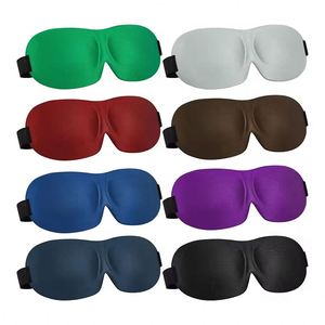 Masque pour les yeux en mousse à mémoire de forme ultra-mince, respectueux de l'environnement, pour dormir en 3D, pour hommes et femmes - Product Image 1