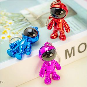 Ventes chaudes Porte-clés astronaute 3D coloré, robot spatial, porte-clés astronaute rose - Product Image 3