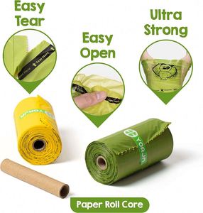 2026 Hot Sale Biodegradable Dog Poop <b>Bags</b> <b>Compostable</b> Eco-friendly Dog Garbage <b>Bags</b> Pet Waste Disposal Supplies Black Plastic - Product Image 2