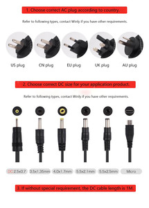 EU US AC Plug in PC ABS 12V 1A DC <strong>Power</strong> <strong>Adapter</strong> for TP Link Router and Christmas <strong>LED</strong> <strong>Strip</strong> Lights - Product Image 6