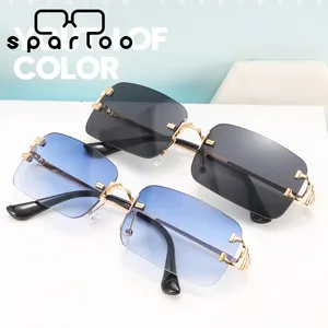 Sparloo 1062 produce occhiali da sole cina prezzo occhiali da sole rettangolari senza montatura