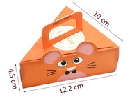 Boîte d'emballage de gâteau au fromage, boîte d'emballage de gâteau au fromage, petite boîte Portable de Mousse de Pudding, boîtes d'emballage élégantes en papier acceptées
