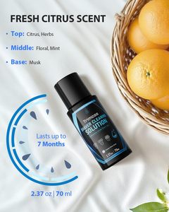 Solution de nettoyage authentique pour rasoir électrique, lot de 2 recharges, stockage jusqu'à 7 mois, sans alcool, parfum agrumes pomelo - Product Image 3