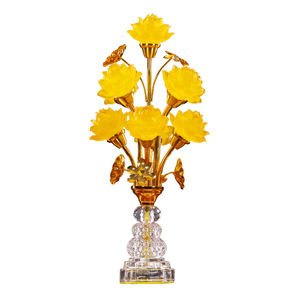 Nuovo loto lanterna Buddha lampada natale casa Led di vetro impermeabile dimmerabile Plug-in lampada allungante - Product Image 5