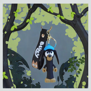 พวงกุญแจตุ๊กตาสุนัขบลูอายด์ บลูอี้ บิงโก และเพื่อนๆ ทำจาก PVC สำหรับกระเป๋า รถยนต์ ขายส่ง - Product Image 3