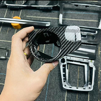 Kit de Molduras Interiores de Fibra de Carbono de Alta Calidad para Volkswagen Golf MK7